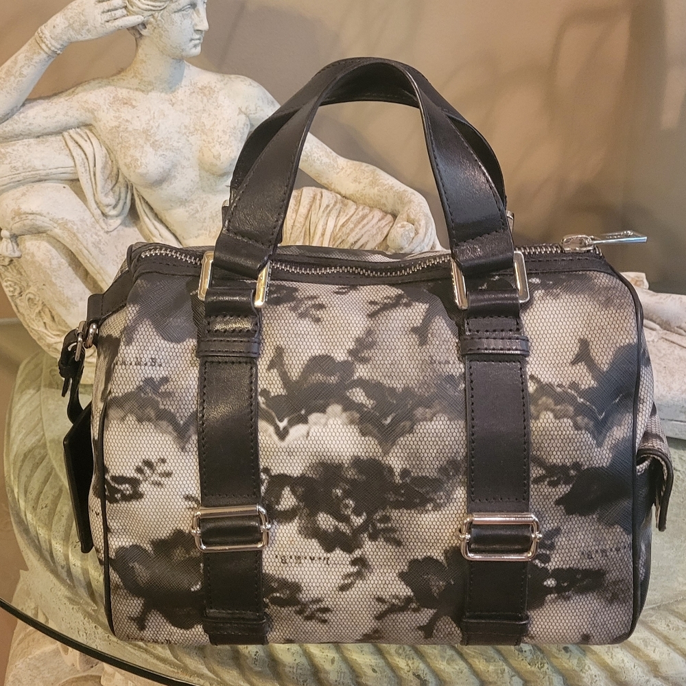 L.A.M.B. Gwen Stefani Clandon Lace Satchel Designer Leather #379